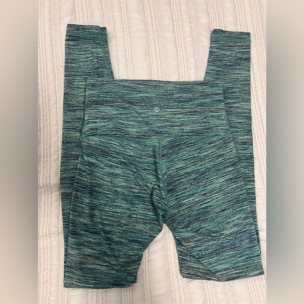 Heathered Blue LuluLemon Leggings